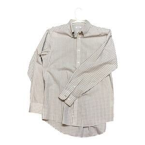 IZOD Wrinkle Free Quick Dry Twill‎ Plaid Button Down Long Sleeve Shirt